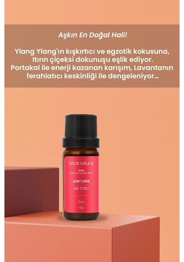 Bade Natural Saf Tutku Aromaterapi Karışımı 10 ML