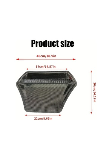 Hightower Universal Jdm Stil Parlak Abs Kaput Hava Emme Kapağı Karbon Fiber Görünüm