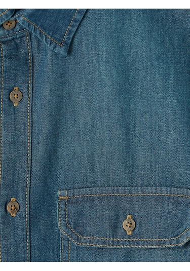 Lc Waikiki Yeşil Regular Fit Erkek Jean Gömlek
