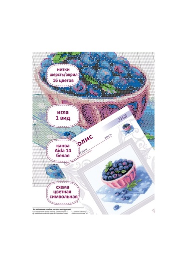 Rıolıs Bahçe Yaban Mersini Ekose Tablo Seti 20x20 2168 178790741