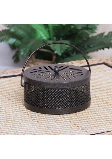 Wondernest Tutucu Tütsü Taşınabilir Tanesi Sivrisinek Kovucu Mekan Kutusu Kapaklı Için Ev Dış Demir Bronz Bobini Aromaterapi Çok Renkli