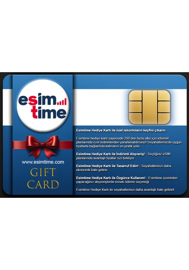 Esimtime 15 Usd Dijital Hediye Kartı