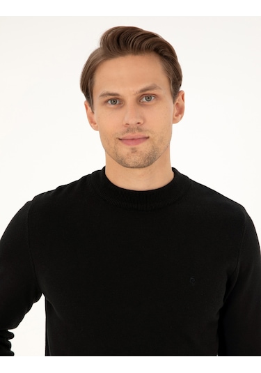 Pierre Cardin Erkek Siyah Kazak /triko 50296564-vr046 Siyah