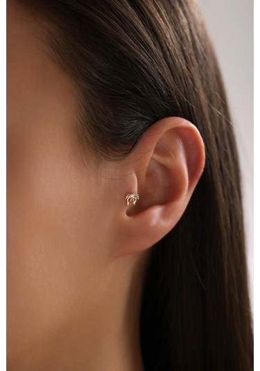 Tufanlar Kuyumculuk Altın Yengeç Piercing Altın