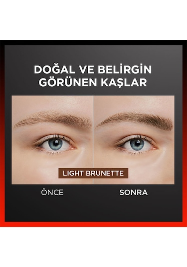 L'Oréal Paris Infaillible Faux Brow Ultra İnce Uçlu Kaş Kalemi Light Brunette