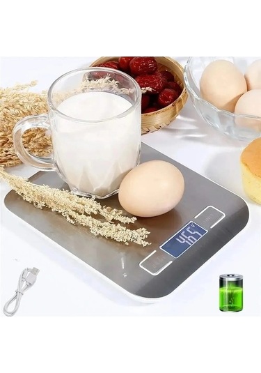 Ulzyvf Createtech Terazi Şarj Paslanmaz Elektronik Edilebilir Çelik Ambition Cb Gümüş, Şık Tasarım İle Göz Kamaştırıcı Gümüş Renk Gümüş