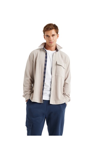 Blackspade Erkek Gömlek 40634 - Krem Krem