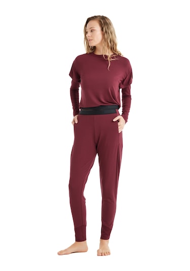 Kadın Pijama Üstü 51641 - Bordo