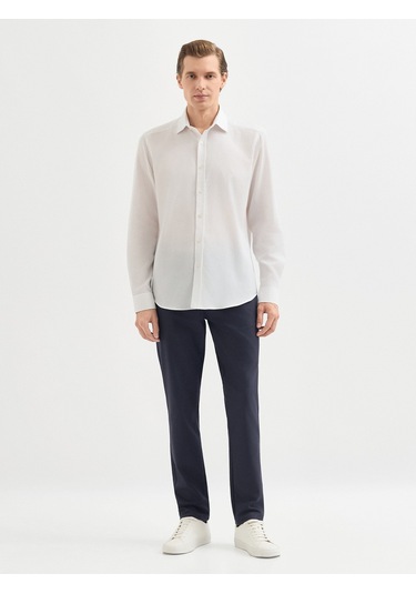 Karaca Erkek Slım Fıt Gömlek-beyaz 11.25w.04.011 Beyaz