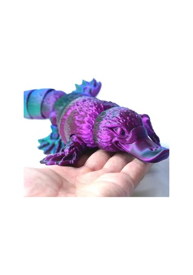 3d Baskılı Simülasyon Platypus Modeli 14 Cm Hareketli Eklem 1 Pcs