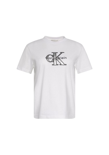 Calvin Klein Kadın Tişört-lv047e819g Beyaz