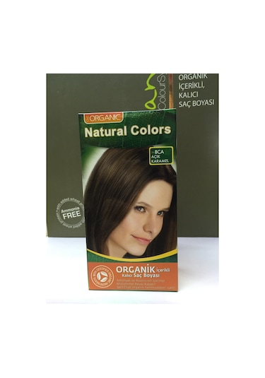 Natural Colors 8Ca Açık Karamel Organik Saç Boyası (416537662)