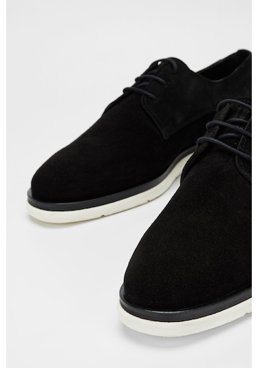 Valmenti Bruno Erkek Siyah Süet Hakiki Deri Casual Ayakkabı 645 80-131 Erk Ayk Y23 Siyah