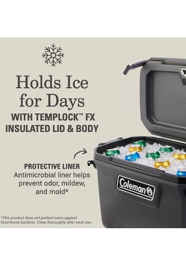 Coleman Convoy 55 Qt 5823 Taşınabilir Soğutucu Buzluk 52 Lt 001