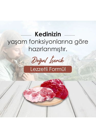 Bonnie Sığır Etli Yetişkin Kedi Maması 10 KG