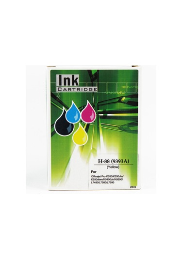 Uyumlu İnk For Hp C9393a H88 Sarı İnk Kartuş 28ml