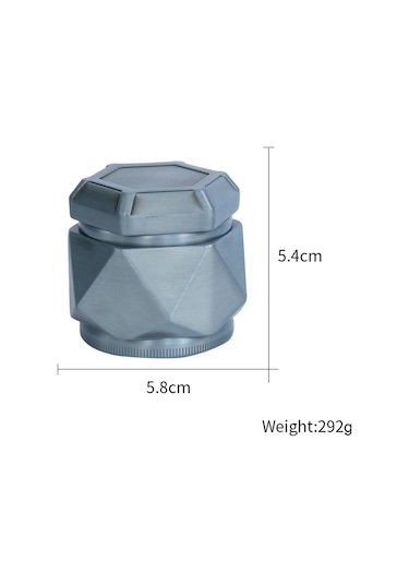 Vıp-Elm-gg  Premıum Grınder 63 MM 5 Kat Herbal Baharat Öğütücü Parçalayıcı