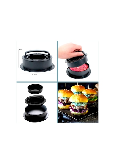 Omeniv Dolgulu Hamburger İçin Hamburger Pres Köfte Kalıbı