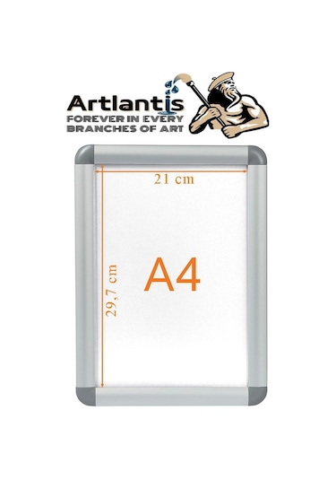 Tak Çıkar Rondo Çerçeve A4 21x30 Cm 1 Adet Açılır Kapanır Çerçeve Aç Kapa Çerçeve A4 Afiş Çercevesi