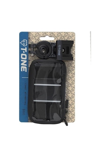 T-One T-Hw07 Bisiklet Telefon Tutucu 86 X 130 X 15 Mm Siyah Gri - Siyah