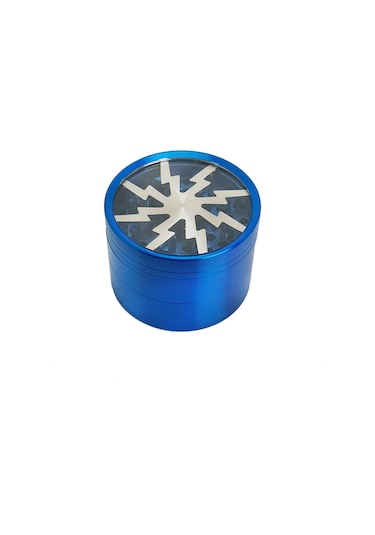 Mavi Renk 63 MM Grinder Alloy Herbal Öğütücüsü Parçalayıcı  Pt55