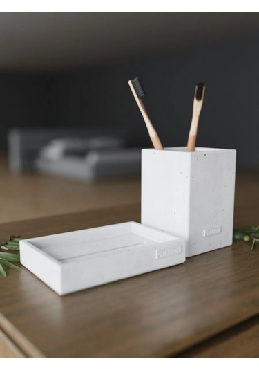 Getknow Home Banyo Aksesuarları Seti 270388914 Beyaz