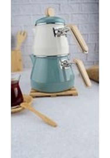 Lumino - Bambu Kulplu Çaydanlık Takımı Yeşil Yeşil