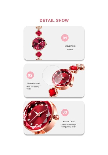 Kadın Bilezik Saat Kadın Lüks Resmi Kadın Paslanmaz Çelik Aydınlatmalı Su Geçirmez Tarih Saati Diğer