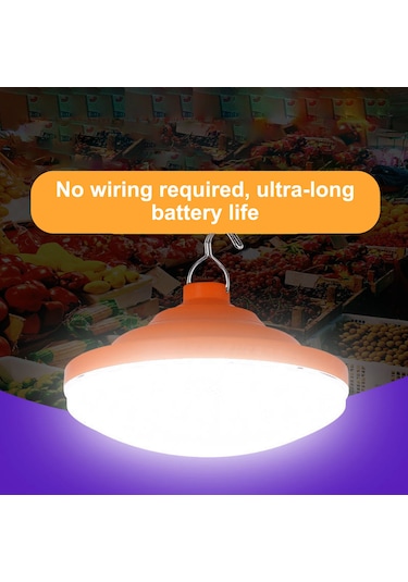 Shineyee Usb Şarjlı Fener, 3 Seviye Aydınlatma, 200w Ultra Parlak, Dış Mekan İçin Uzun Süre Kullanıma Dayanıklı, Metal Kanca İle Taşınabilir Işık Kaynağı Diğer