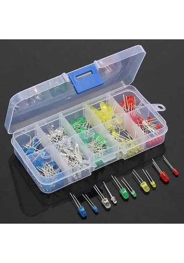 Trendooze Homyl 375 Adet Rgb Led'ler, 3mm Ve 5mm Boyut