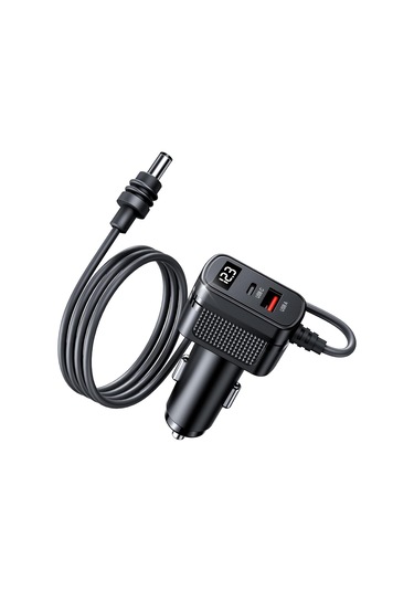 Yunboo Starlink Mini Araç Adaptörü, 12v-24v Usb-c/a Çift Portlu Şarj Cihazı, 3'lü Besleme Kablosu, 3 Metre Su Geçirmez Led Voltaj Göstergeli Erişimoryası