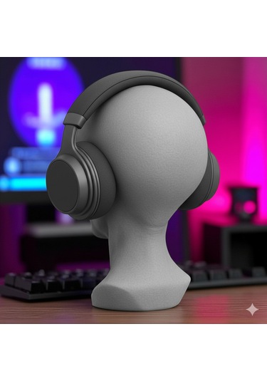 Alien Kulaklık Standı 3d Baskı Oyuncu Aksesuarı Masaüstü Dekor