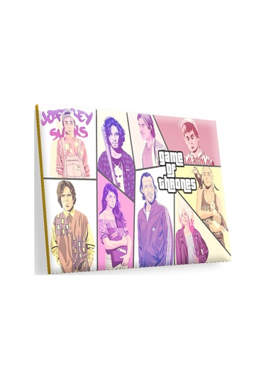 Cakasepetim Taht Oyunları Gta Görsel Ahşap Mdf Tablo