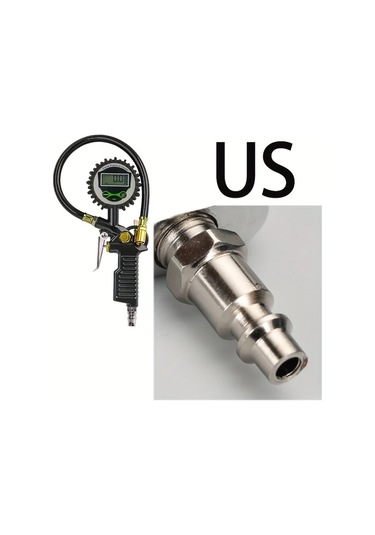 Boatshop1 Siyah Abd Araç Lastik Basınç Ölçer Dijital Lcd Ekranlı Led Aydınlatmalı Şişirme İzleme Özellikli Manometre