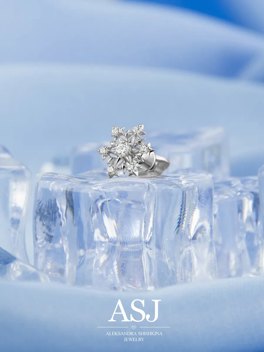 Asj Çocuk Boyunluğu Gümüş 925 Kar Taneleri 314336469 Diğer