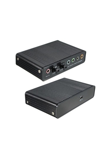 Trendooze Homyl Ses Kartı 4 Kanal 32khz 48khz Stereo 5.1 Usb 2.0 Siyah Yüksek Çözünürlük