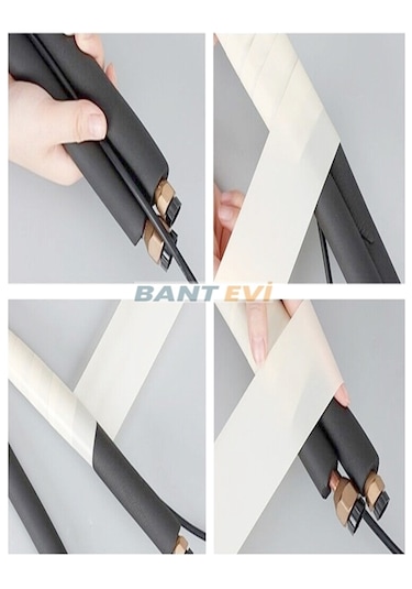 Klima Borusu Sargı Bandı 3 Adet Dekoratif Klima Bandı 5 CM x 18 M