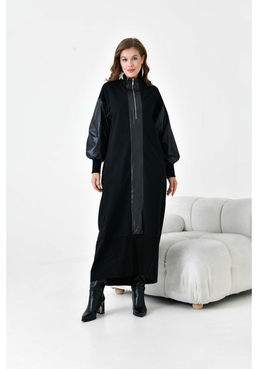 Ftz Kadın İki İp Elbise Siyah 30950 Siyah