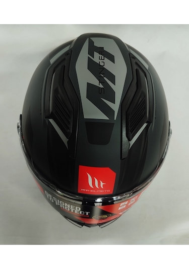 Mt Stinger 2 Zivze C2 V28B Şefaf Vizörlü Kapalı Motosiklet Kaskı Mat Siyah