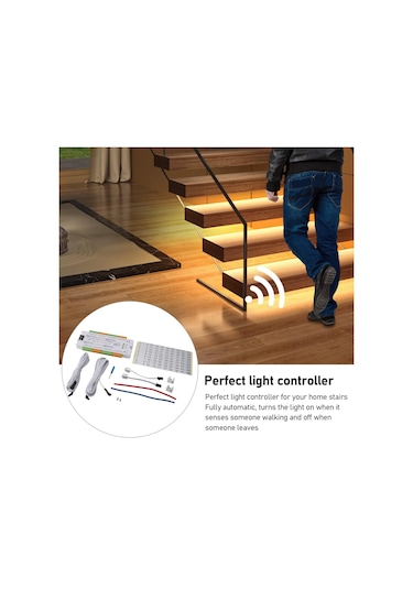Akıllı Led Hareket Sensörü Merdiven Işık Kontrolörü,4 Mod