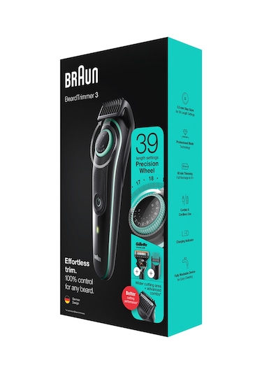 Braun BT 3341 Ayarlanabilir Taraklı Saç & Sakal Şekillendirici + Gillette