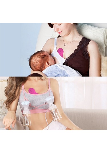 Yaleker Emzirme Masaj Aleti - 10 Titreşim Modlu Isıtmalı Silikon Göğüs Pompası