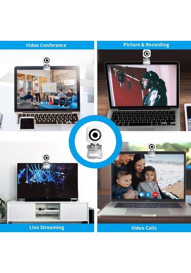 Cbtx Taşınabilir HD Web Kamerası 480P 0.3 MP 30 FPS Kamera