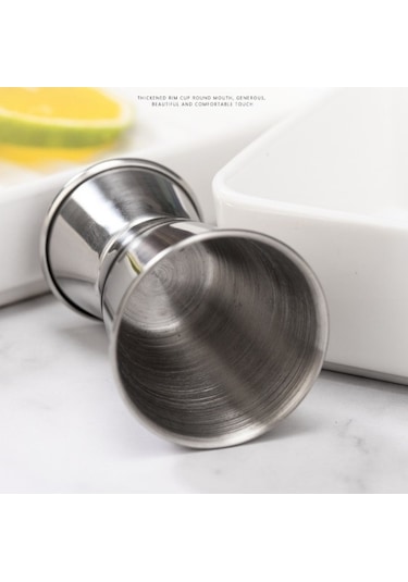 Wondernest Uçlu Paslanmaz Ons Ölçü Lichen Çift Çelik Bardağı, 2'li Paket