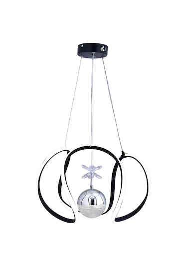 Kiev Tek Top Siyah Avize Siyah