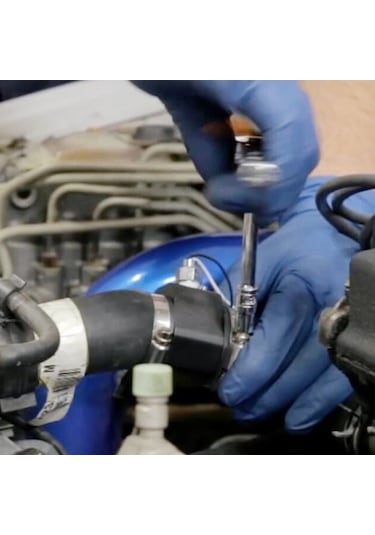 Sones Araba Su Sıcaklığı Ölçer Sıcaklık Ölçer Ortak Boru Radyatör Sensörü Adaptör Kelepçeleri, Boyut: 30mm Mavi