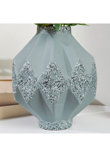 Evidea Deco Anitta Vazo - Gri - 24 Cm Gri