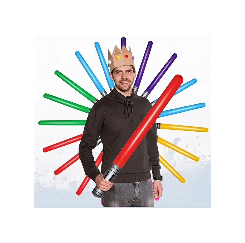 Chuangyinshop 1 Adet Mor Şişme Renkli Çubuk, Kostüm Partileri Ve Fotoğraf Çekimleri İçin