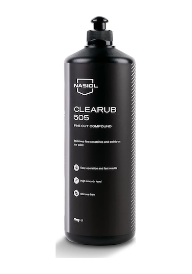 Nasiol-SET 13-Clearub (105,305,505,705) Çizik Giderici Polisaj Pastası (4kg) ve Polisaj Süngeri (4Adt) Seti