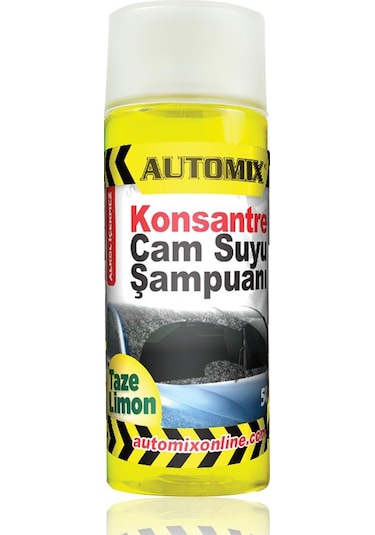 Konsantre Cam Suyu Şampuanı Taze Limon Esanslı 50 Ml 1 Adet